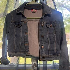 Zunie Girls 7/8 - Super Soft Denim Jacket - Slight Cropped Style